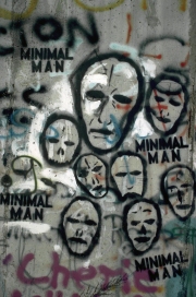 Graffito "MINIMAL MAN"