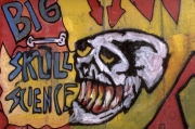 Graffito "BIG SKULL SCIENCE"