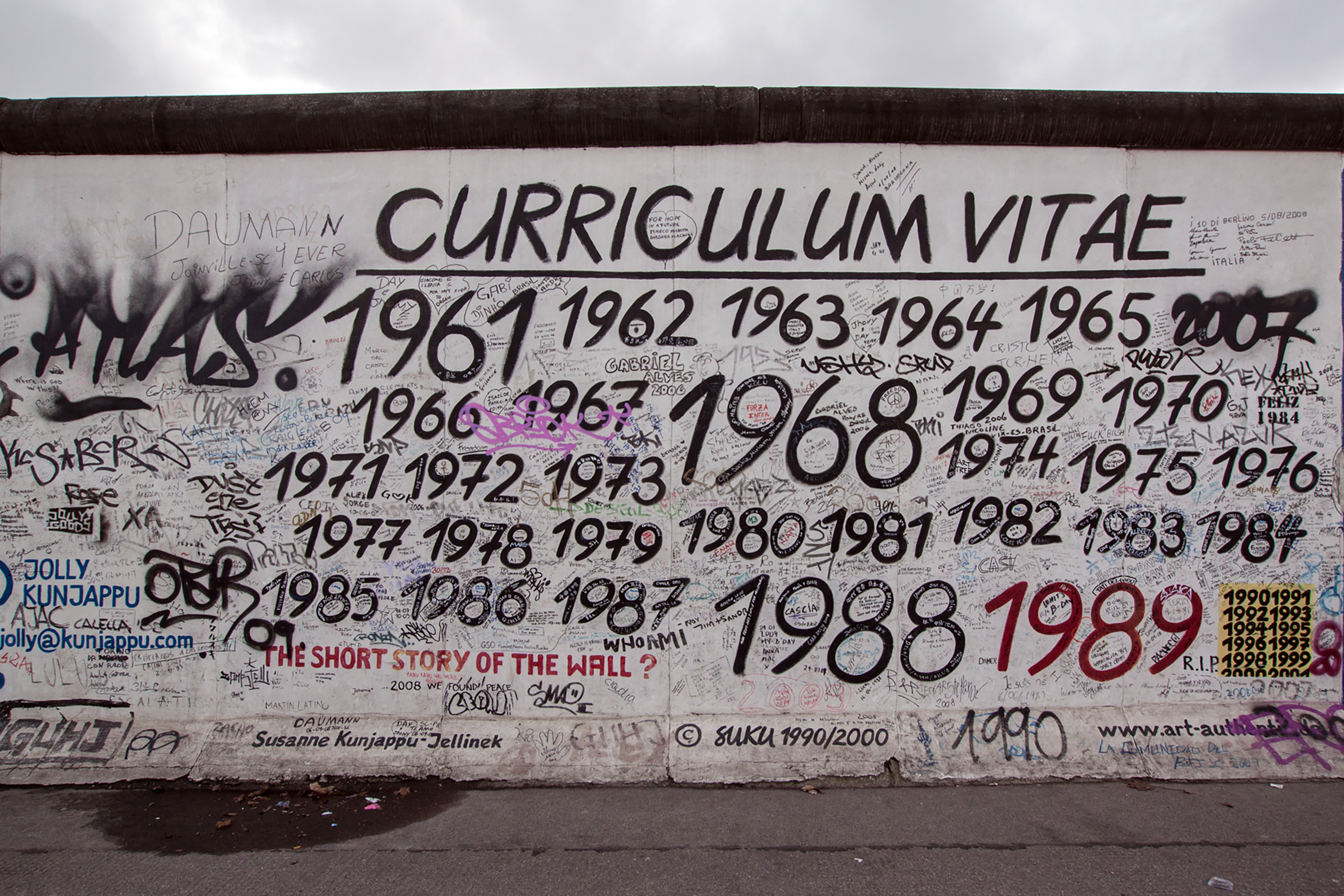 Mural "Curriculum Vitae" von Susanne Kunjappu-Jellinek