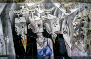 Mural "Chaos" (Detail) von César Olhagaray