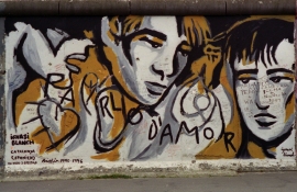 Mural "PARLO D'AMOR" (Ich spreche über Liebe) von Ignasi Blanch